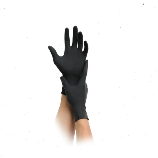 Maimed Nitril Black Gloves 100pk