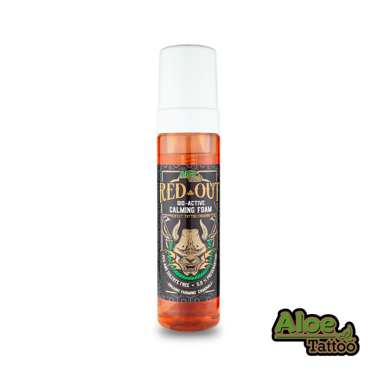 Red Out Bioactive Calming Foam Aloe Tattoo 220ml